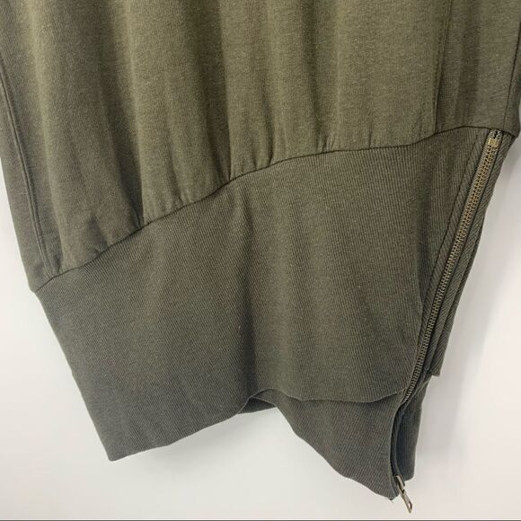 Young Fabulous & Broke Turtleneck Side Zip Sweater Sweatshirt Dress M - Picture 6 of 11